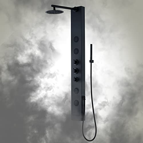 Achelous Round Rainfall Shower Head