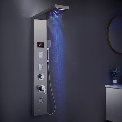 MENATT LED Shower Panel 5-in-1