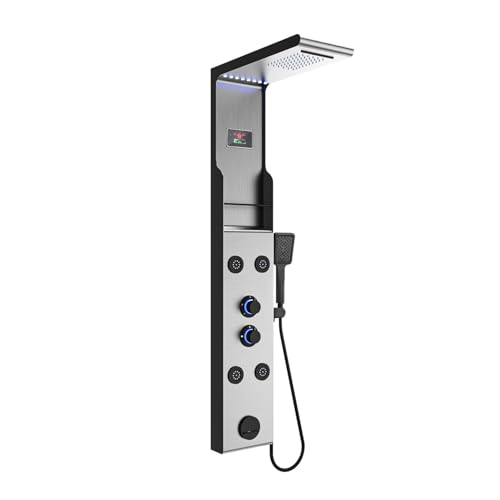 ELLO&ALLO LED Rainfall Shower Head