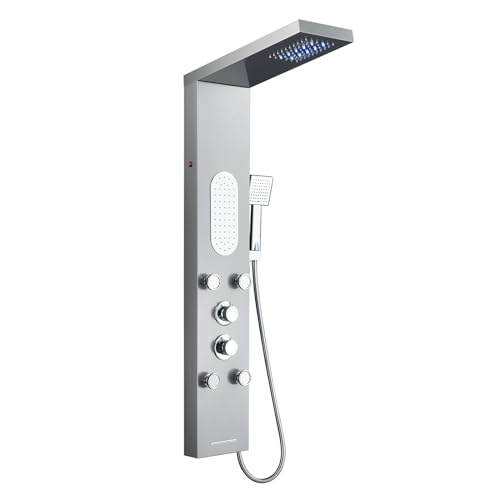 MENATT 5-Function LED Shower Panel