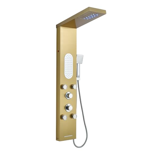 MENATT 5-Jet LED Shower Panel