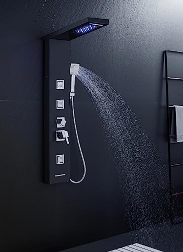 MENATT LED Shower Panel Tower view 5