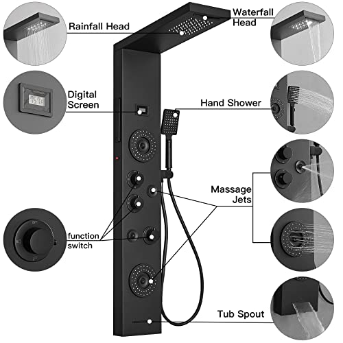 BWE Shower Panel Tower System view 3