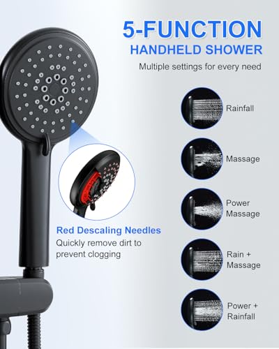 KINKIB Rainfall Shower Panel Tower view 4
