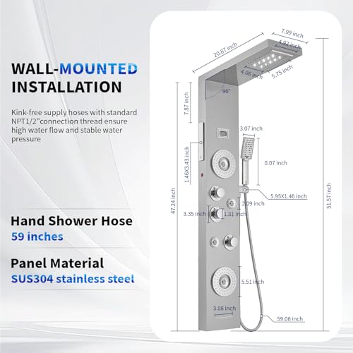 BWE 6 in 1 Shower view 2