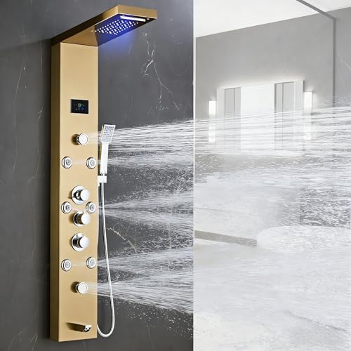 HSYLYPA LED 5-in-1 Shower Panel
