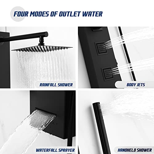 Achelous Square Rainfall Shower Head view 3
