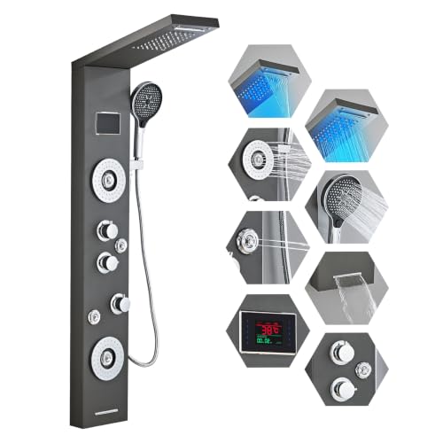 GBPUSD LED 5-in-1 Shower Panel