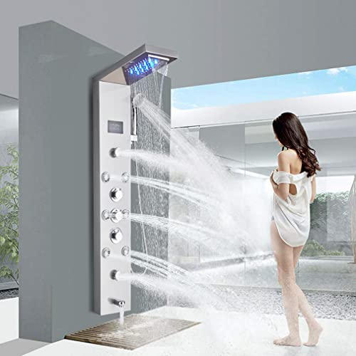 FUZ Contemporary Shower Panel Tower