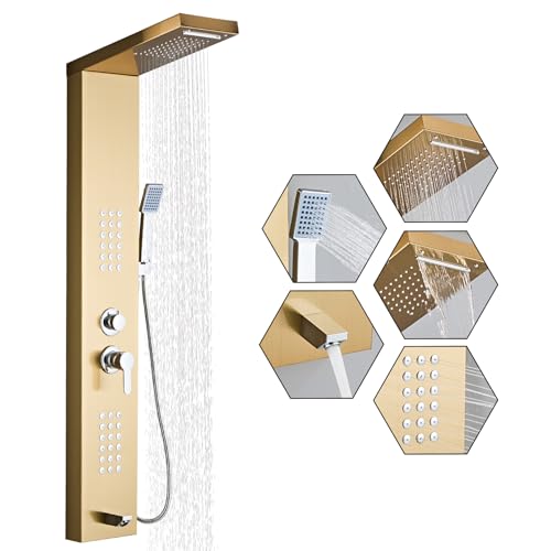 HSYLYPA 5-in-1 Shower Panel Tower