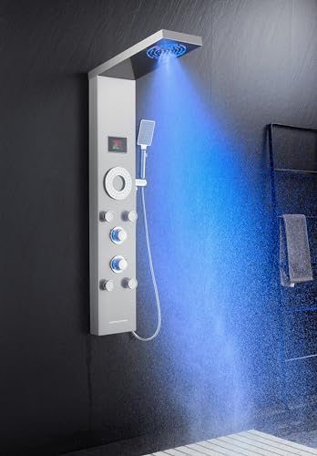 TSIBOMU LED Shower Panel Tower view 4