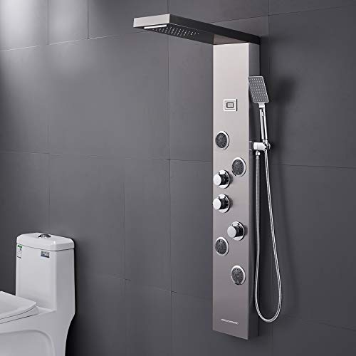 MENATT LED Shower Panel with view 3