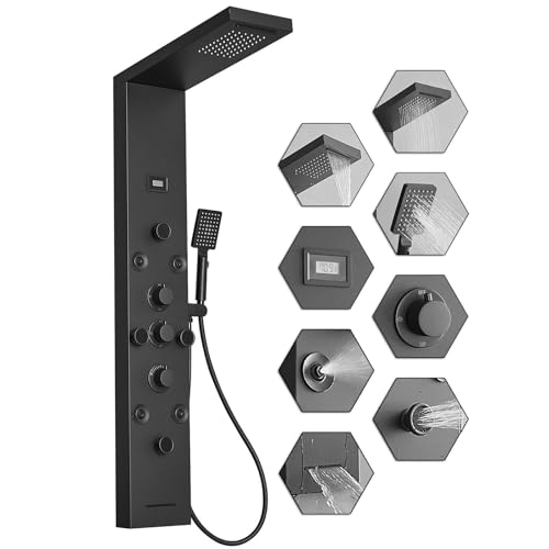 Bathfinesse Stainless Steel Shower Panel