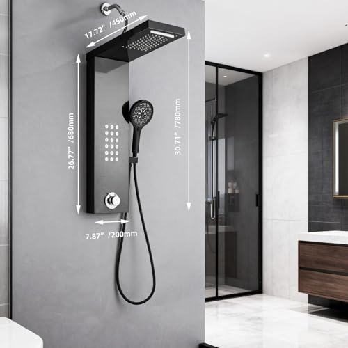 RTTWYYUU Shower Panel Tower System view 2