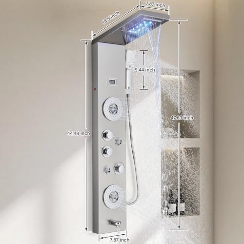 FUZ Shower Panel Tower System view 2