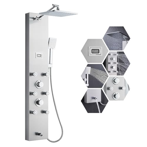 MENATT 4-in-1 Shower Panel 9"
