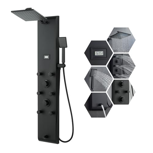 MENATT 4-in-1 Shower Panel 9"