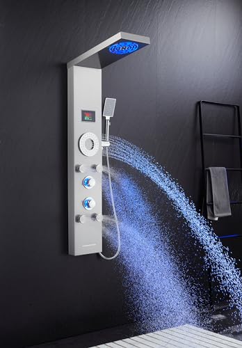 TSIBOMU LED Shower Panel Tower view 3