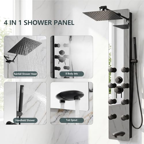 Greenspring Shower Panel - Adjustable view 3