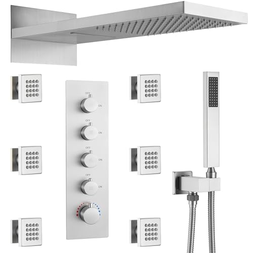 JetsBath Luxury Thermostatic Rain &