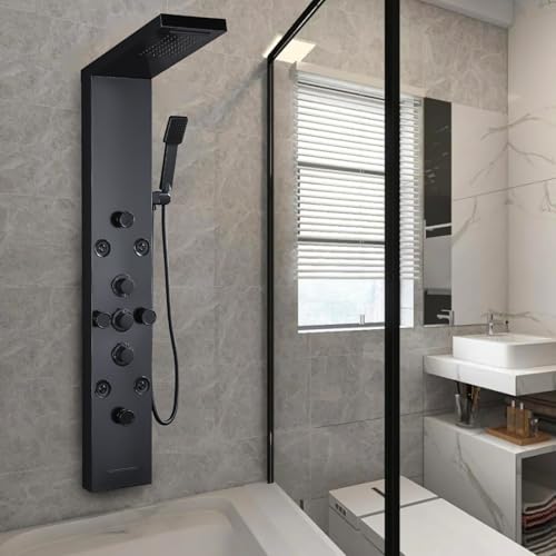 RUITHOE Rainfall Shower Panel with view 2