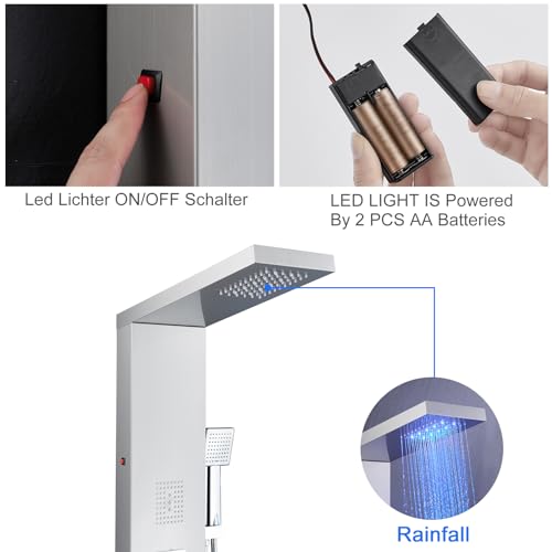 MENATT Shower Tower Panel System view 5