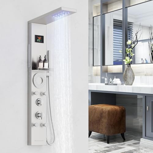 RUMOSE Brushed Nickel Shower Panel view 4
