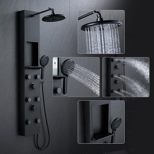 PF Shower Panel Tower Adjustable