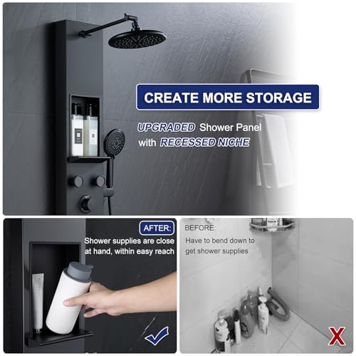 ROVATE Shower Panel Tower System view 3