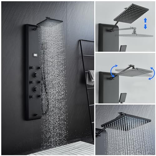 MENATT 4-in-1 Shower Panel 9" view 4