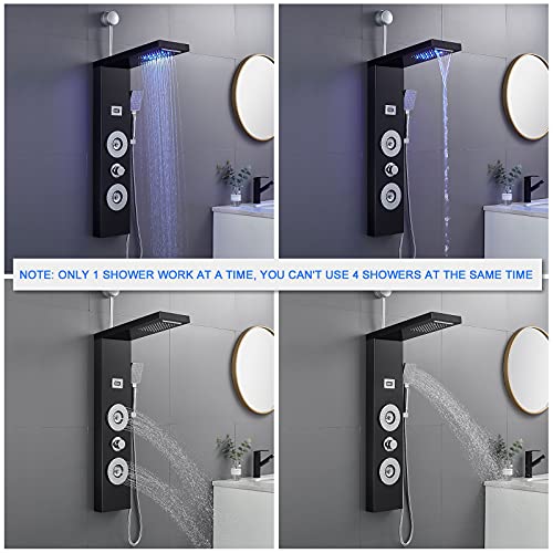 ROVOGO RETROFIT Shower Panel Tower view 4