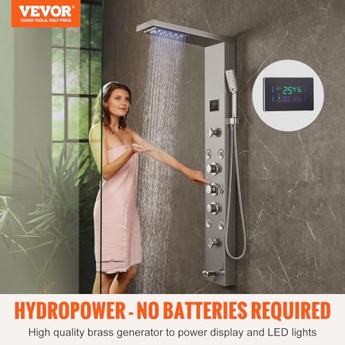 VEVOR Shower Panel 6 Shower view 2