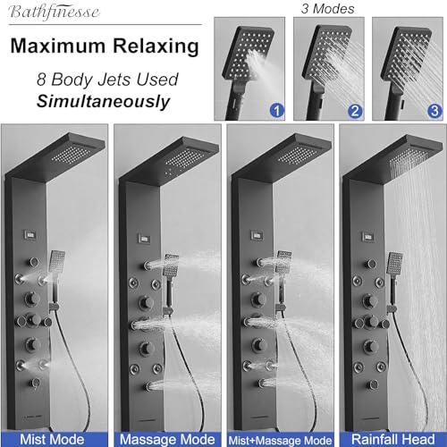 Bathfinesse Stainless Steel Shower Panel view 4