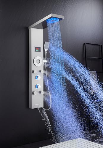 TSIBOMU LED Shower Panel Tower view 2
