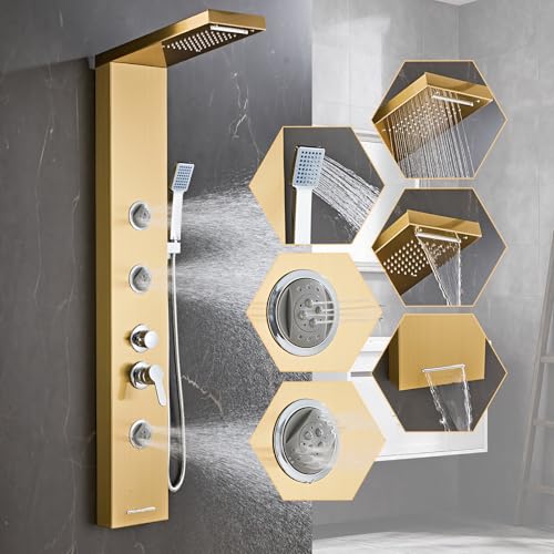 HSYLYPA Multi-Function Shower Panel Tower