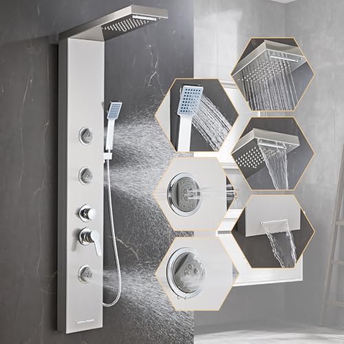 HSYLYPA Multi-Function Shower Panel Tower