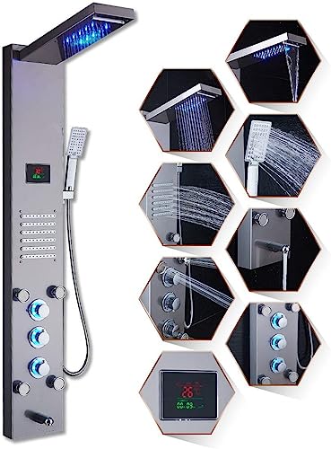 ELLO&ALLO LED Rainfall Waterfall Shower