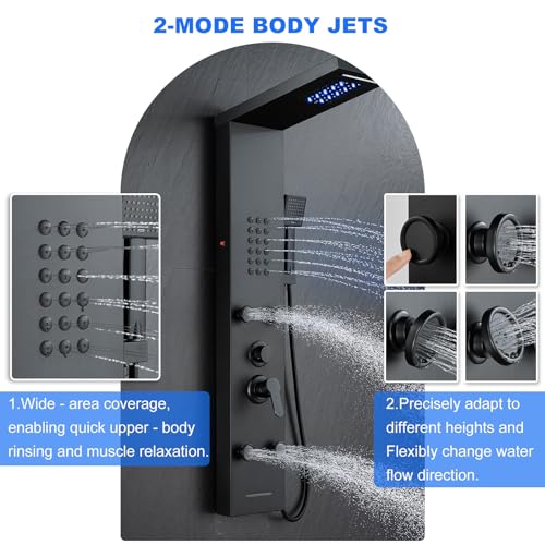 POPFLY Shower Panel Tower System view 4