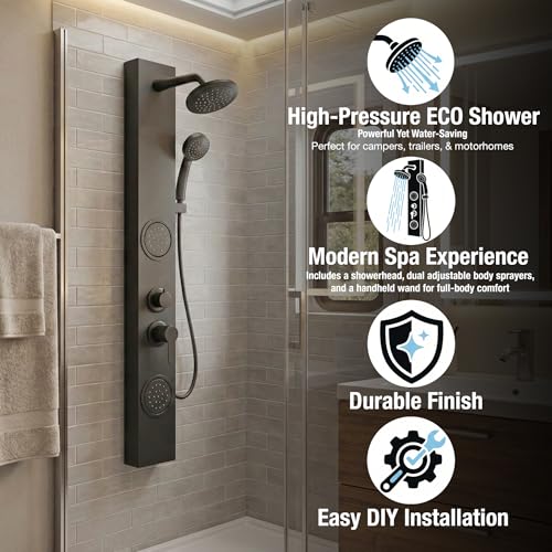 Dura Faucet DF-SA914-MB RV 4-Spray view 2