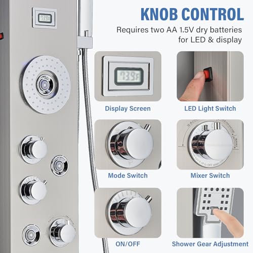 FUZ Shower Panel Tower System view 5