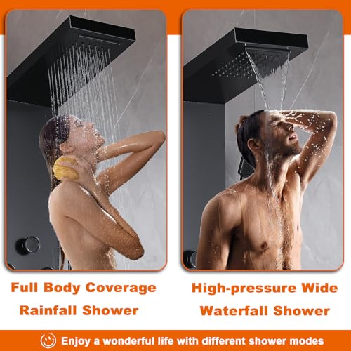 RUITHOE Rainfall Shower Panel with view 4