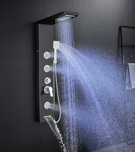 TSIBOMU Multi-Function LED Lights Shower