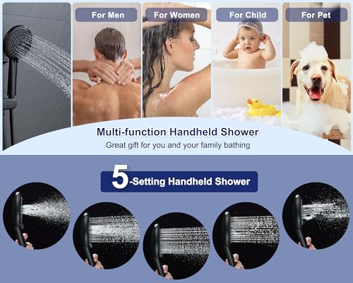 ROVATE LED Shower Panel Tower view 5