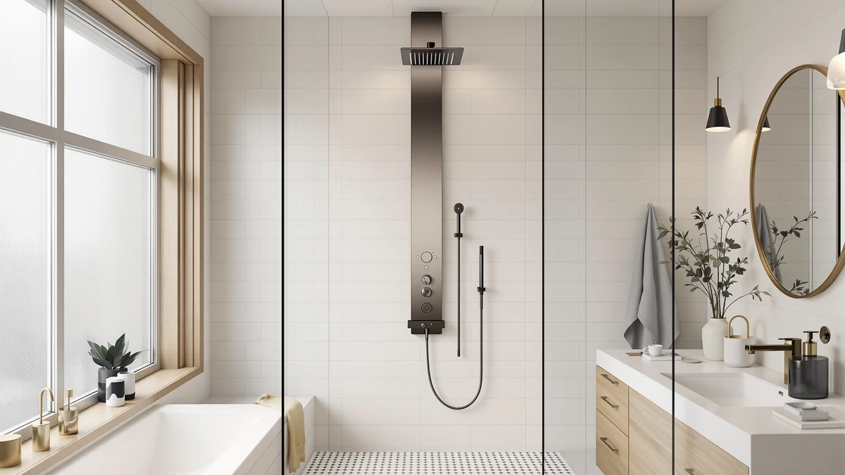 Bwe Black Shower Tower Review comparison